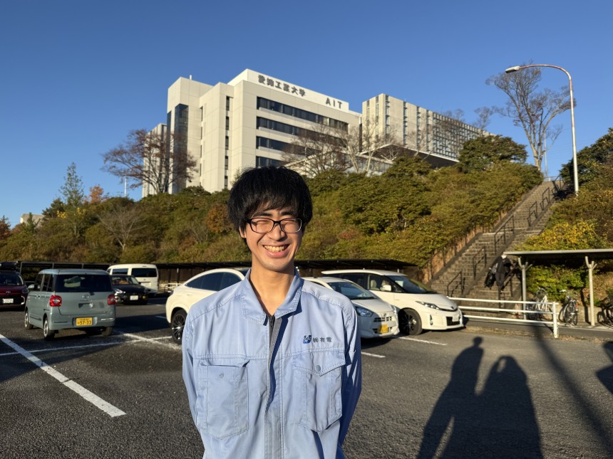 採用イベントで学生と語る！電気工事の魅力