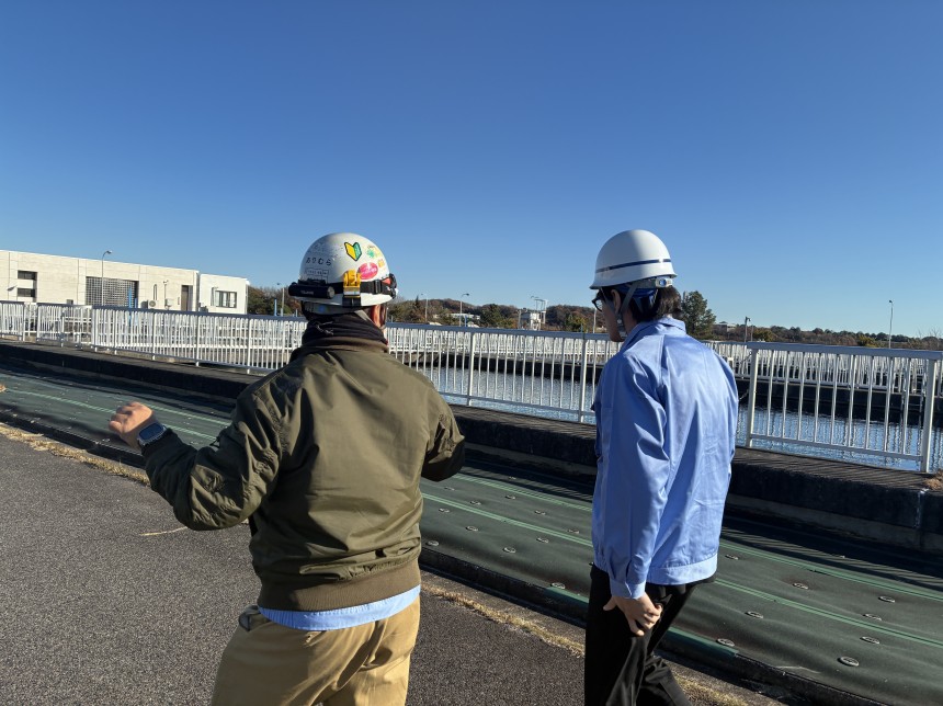 超レア!?学生さんが現場見学に来てくれました!